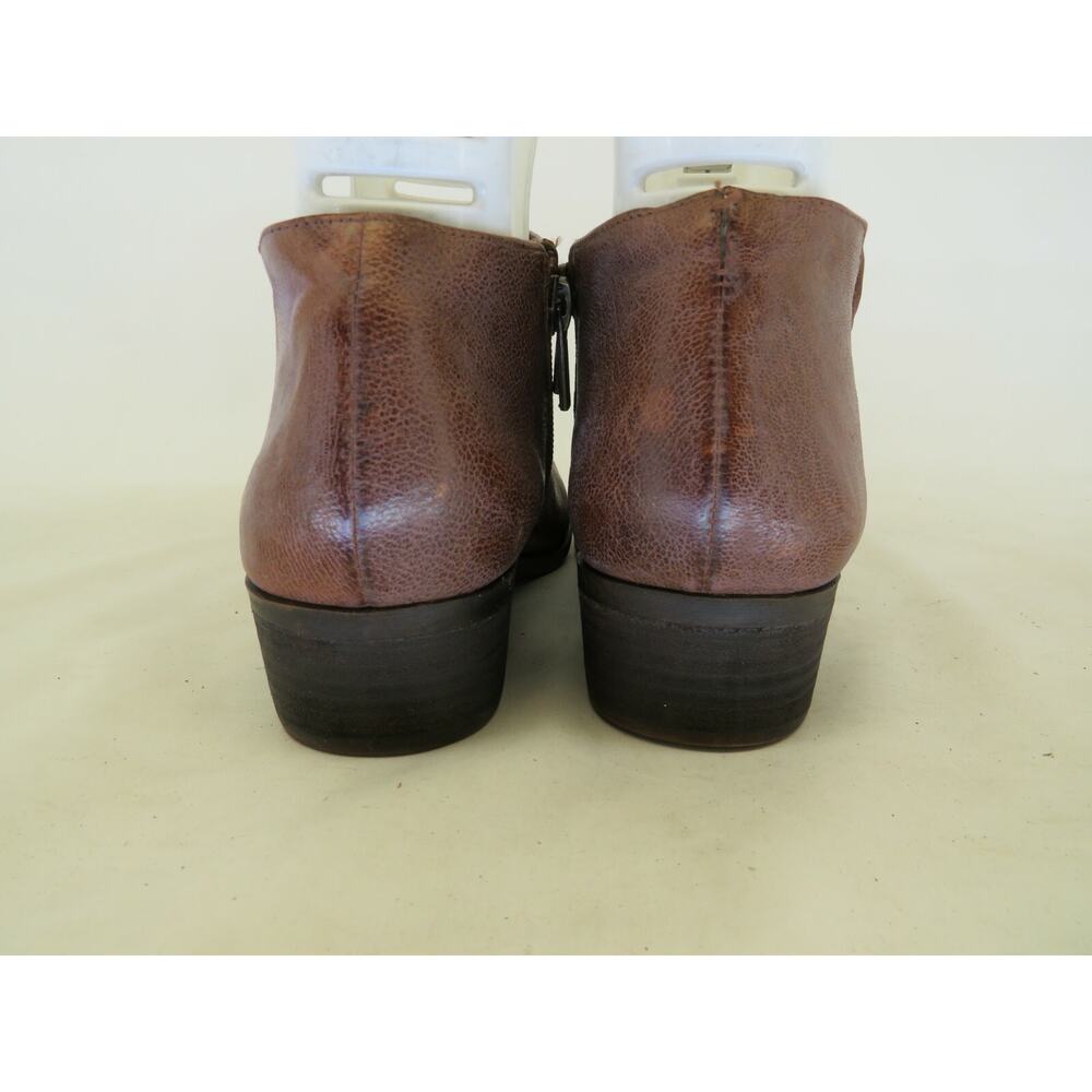 Lucky Brand Womens Brown Leather Zip Ankle Fashion Boots Booties Size 7 M - Picture 7 of 11